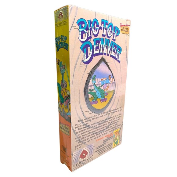 Denver The Last Dinosaur VHS Big Top Denver (1988) RARE Sealed Animation Fantasy - Picture 4 of 9